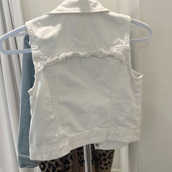 Gap girl white denim vest - Picture 2 of 2